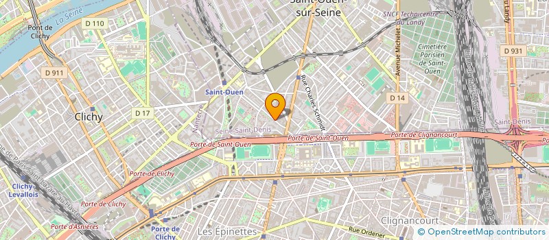 localisation de l'entreprise MONSIEUR MATTIA GALLO à SAINT-OUEN-SUR-SEINE