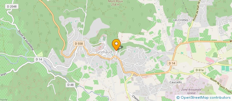 localisation de l'entreprise MONSIEUR MATTIA PATANE  GRIMAUD