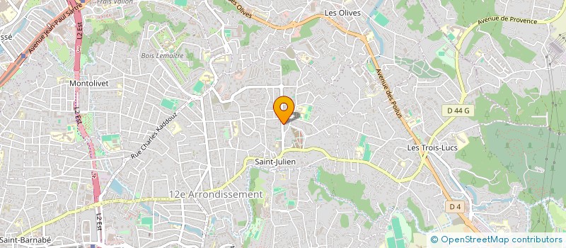 localisation de l'entreprise MONSIEUR MATTIAS GYBELS  MARSEILLE