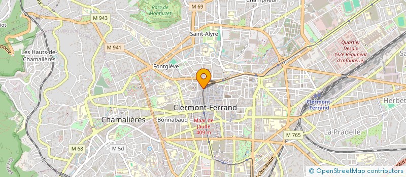 localisation de l'entreprise MONSIEUR MATTIAS PROVOST à CLERMONT-FERRAND