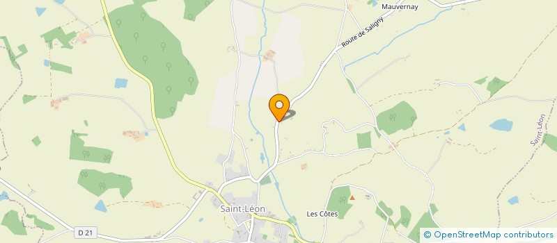 localisation de l'entreprise MONSIEUR MATTIEU GUITONNY  SAINT-LEON