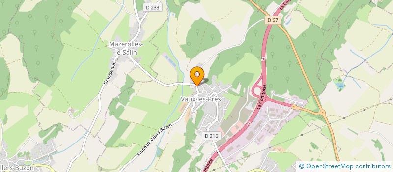 localisation de l'entreprise MONSIEUR MATTIEU LATROY  CHEMAUDIN ET VAUX