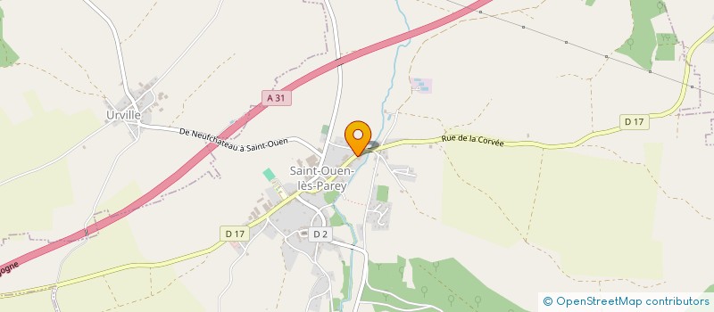 localisation de l'entreprise MONSIEUR MATTIEU POIRIER  SAINT-OUEN-LES-PAREY