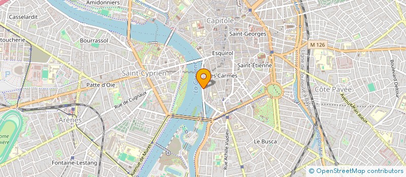 localisation de l'entreprise MONSIEUR MATTIN BASSABER  TOULOUSE