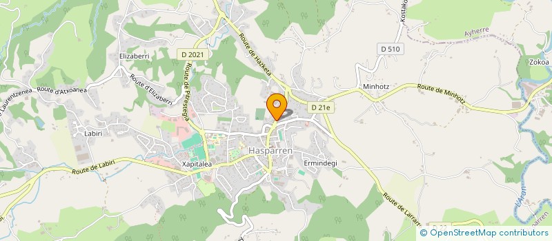 localisation de l'entreprise MONSIEUR MATTIN PAGUEGUY  HASPARREN