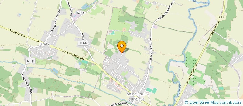 localisation de l'entreprise MONSIEUR MATTIS BERTHIER  SAINT-PAUL-SUR-SAVE