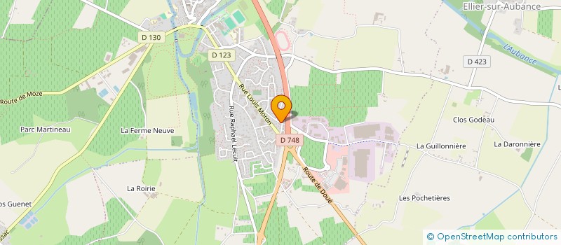 localisation de l'entreprise MONSIEUR MATTIS GUINEBERTEAU à BRISSAC LOIRE AUBANCE