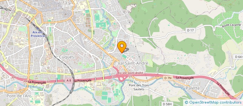 localisation de l'entreprise MONSIEUR MATTIS HERBET  AIX-EN-PROVENCE