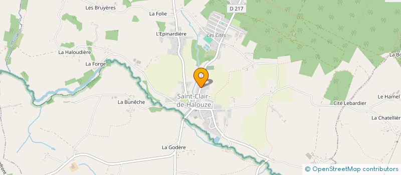 localisation de l'entreprise MONSIEUR MATTIS LASSERRE à SAINT-CLAIR-DE-HALOUZE