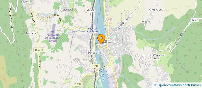 localisation de l'entreprise MONSIEUR MATTIS RAMBOSSON  SEYSSEL