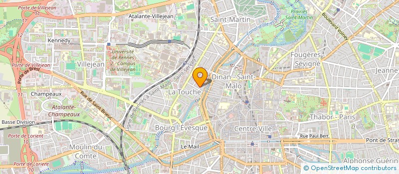 localisation de l'entreprise MONSIEUR MATTIS REVEILLARD  RENNES