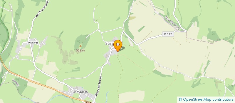 localisation de l'entreprise MONSIEUR MATTIS ROBERT  SUSSEY