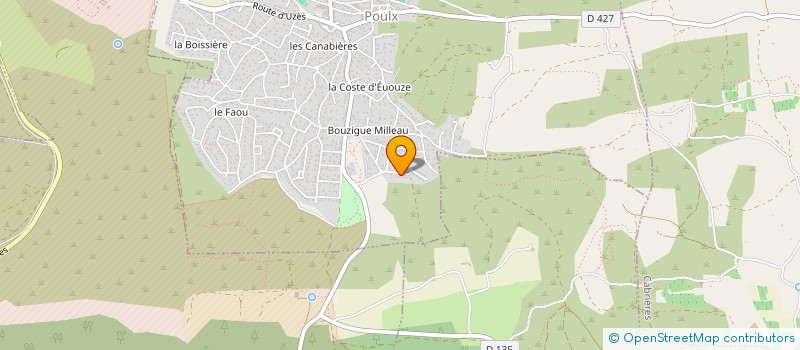 localisation de l'entreprise MONSIEUR MATTIS TOUTAIN  POULX