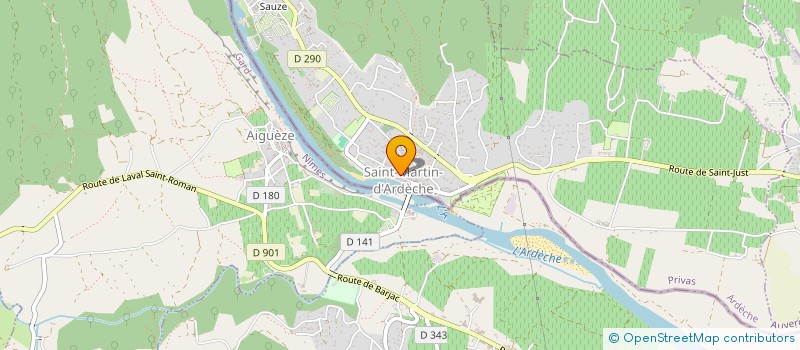 localisation de l'entreprise MONSIEUR MATTIS ZANAKOLONA  SAINT-MARTIN-D'ARDECHE