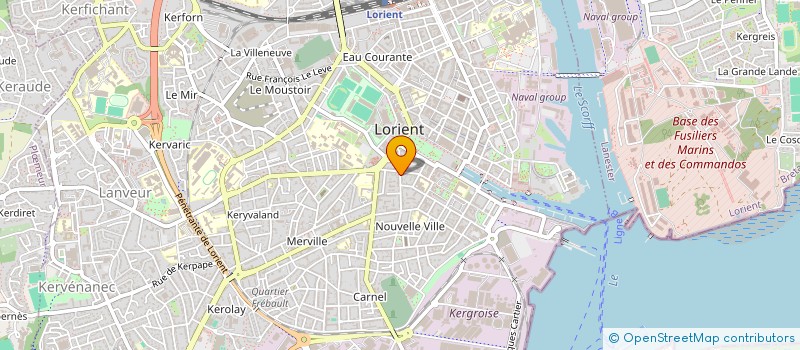 localisation de l'entreprise MONSIEUR MATTYS LE BARBER  LORIENT