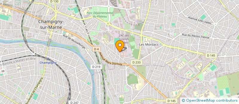 localisation de l'entreprise MONSIEUR MATTYS VAN  CHAMPIGNY-SUR-MARNE