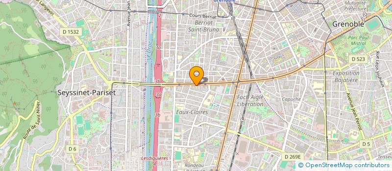 localisation de l'entreprise MONSIEUR MATU MAKANZA  GRENOBLE