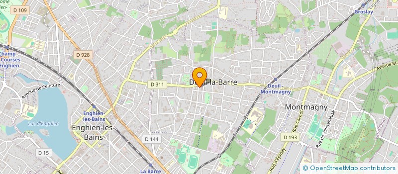 localisation de l'entreprise MONSIEUR MATUMONA MPIAZA à DEUIL-LA-BARRE