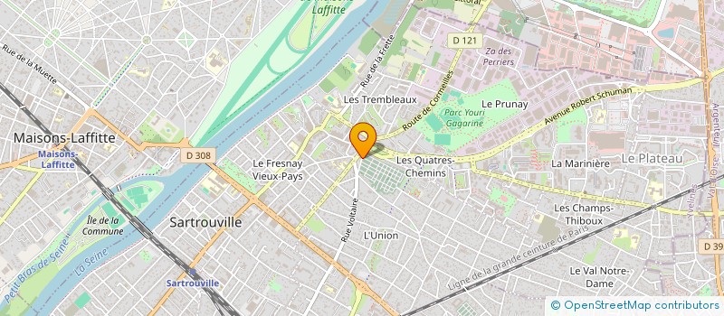 localisation de l'entreprise MONSIEUR MATUSHEILA MBUMBA à SARTROUVILLE