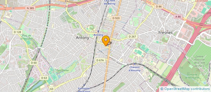 localisation de l'entreprise MONSIEUR MATVEI OVTSIN à ANTONY