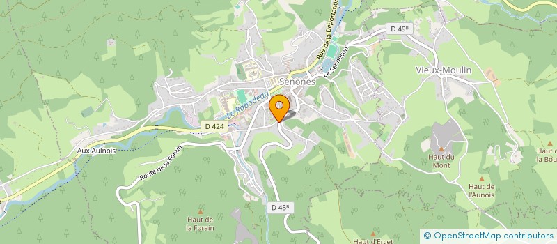 localisation de l'entreprise MONSIEUR MATYAS DOUTRELEAU  SENONES