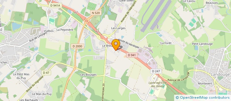 localisation de l'entreprise MONSIEUR MATYAS-NAWAOUI TOUOIBATI CHADULI  VERNEUIL-SUR-VIENNE