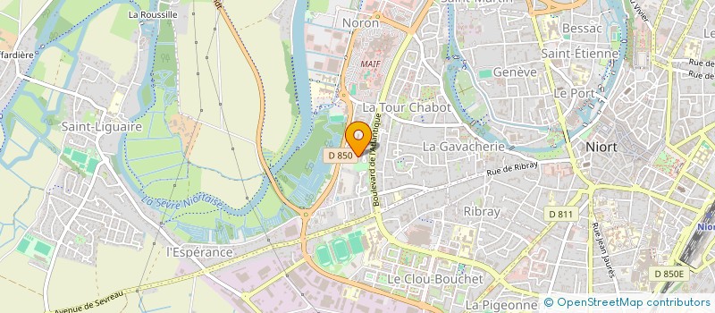 localisation de l'entreprise MONSIEUR MATYN AHMED ANWAR  NIORT