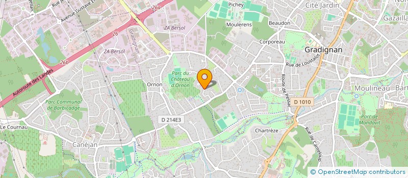 localisation de l'entreprise MONSIEUR MATYS AHETZ-ETCHEBER  GRADIGNAN