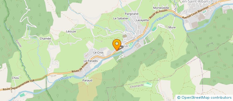 localisation de l'entreprise MONSIEUR MATYS BOSC à FLAVIAC