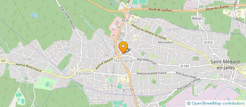 localisation de l'entreprise MONSIEUR MATYS DUPLAN  SAINT-MEDARD-EN-JALLES