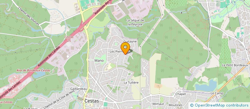 localisation de l'entreprise MONSIEUR MATYS MAITRE  CESTAS