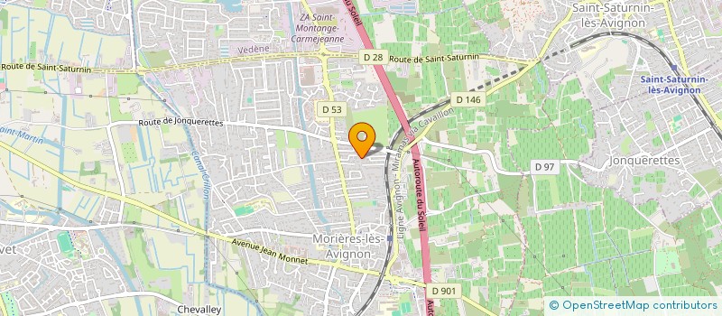 localisation de l'entreprise MONSIEUR MATYS SOLOMAS  MORIERES-LES-AVIGNON