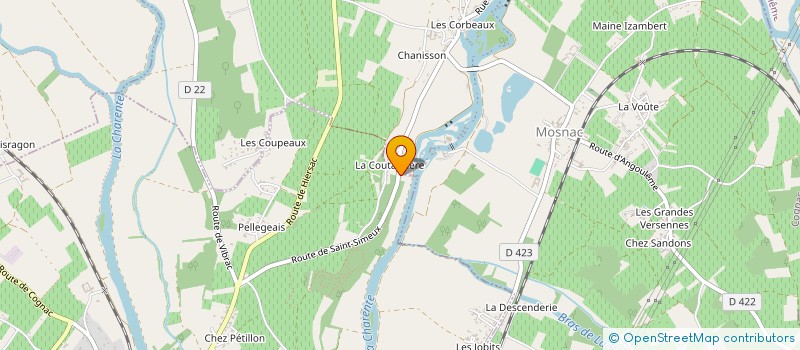 localisation de l'entreprise MONSIEUR MATYSS HIBON-MINET  CHATEAUNEUF-SUR-CHARENTE