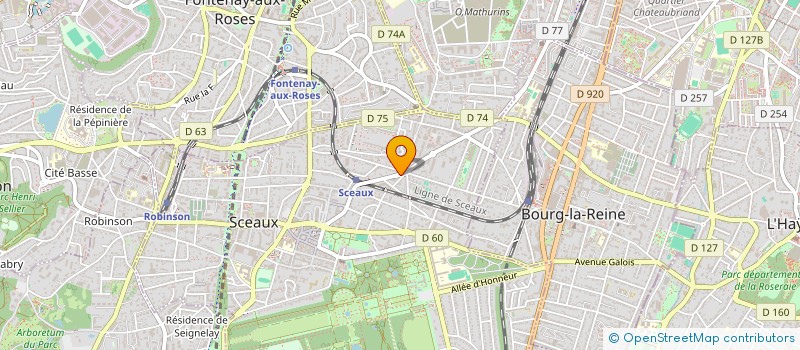 localisation de l'entreprise MONSIEUR MAU LAM à SCEAUX