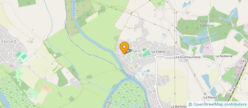 localisation de l'entreprise MONSIEUR MAUD LEDUC GASNIER  ECOUFLANT