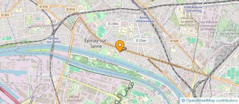 localisation de l'entreprise MONSIEUR MAUFRANC-JUNIOR MONGAI SELENGA à EPINAY-SUR-SEINE