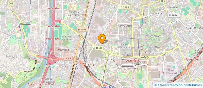 localisation de l'entreprise MONSIEUR MAUGIRON BERNARD à GRENOBLE