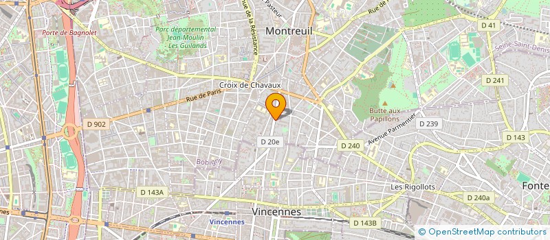 localisation de l'entreprise MONSIEUR MAUREL KOLAGBE FOLY-TOULAN à MONTREUIL