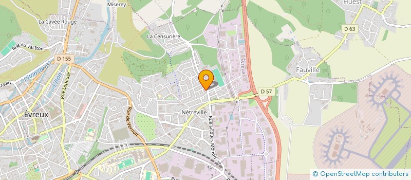 localisation de l'entreprise MONSIEUR MAUREL MENDY  EVREUX