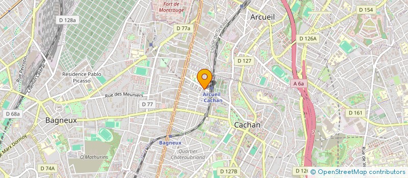 localisation de l'entreprise MONSIEUR MAURICE AGONT à CACHAN