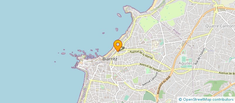 localisation de l'entreprise MONSIEUR MAURICE AGUER à BIARRITZ