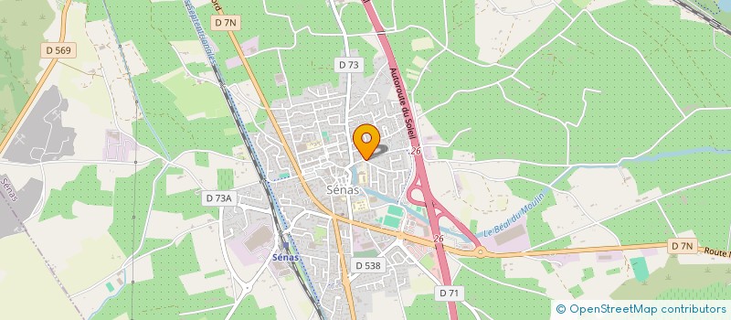 localisation de l'entreprise MONSIEUR MAURICE ALAZARD  SENAS