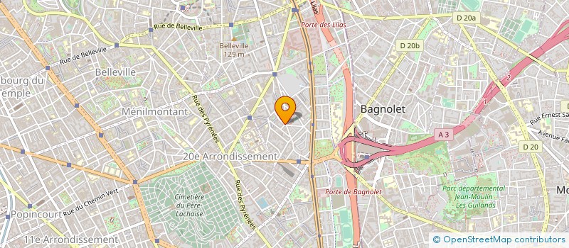 localisation de l'entreprise MONSIEUR MAURICE ALBRAY  PARIS