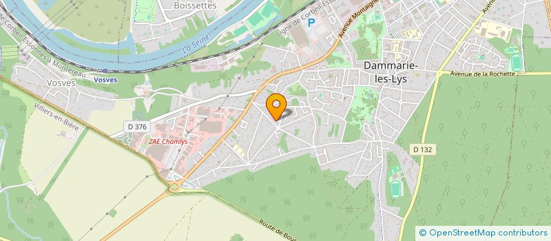 localisation de l'entreprise MONSIEUR MAURICE ALINC à DAMMARIE-LES-LYS