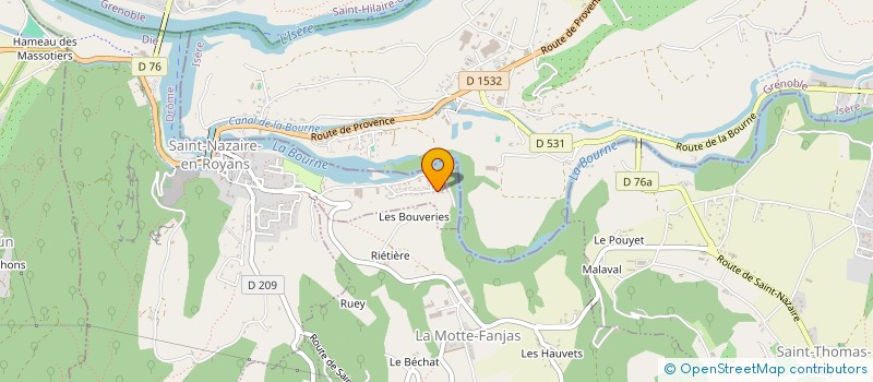 localisation de l'entreprise MONSIEUR MAURICE ALLACHE  SAINT-NAZAIRE-EN-ROYANS