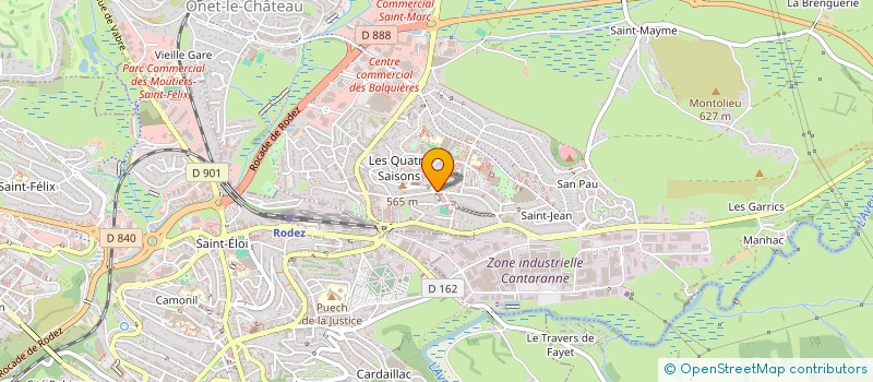 localisation de l'entreprise MONSIEUR MAURICE ALLEGUEDE  ONET-LE-CHATEAU