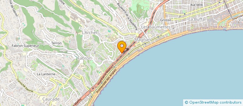 localisation de l'entreprise MONSIEUR MAURICE AMORAVAIN à NICE
