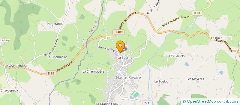 localisation de l'entreprise MONSIEUR MAURICE ANCIAN à HAUTE-RIVOIRE