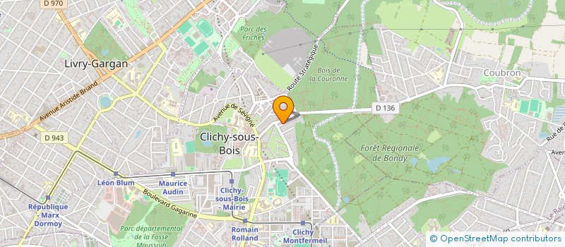 localisation de l'entreprise MONSIEUR MAURICE ANDRE à CLICHY-SOUS-BOIS