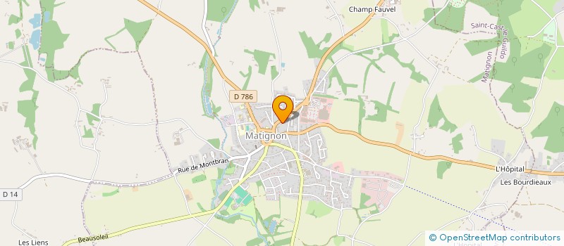 localisation de l'entreprise MONSIEUR MAURICE ANDRE à MATIGNON